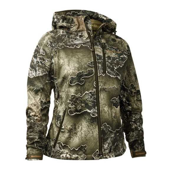 Lady Excape Softshell Jacke Camo