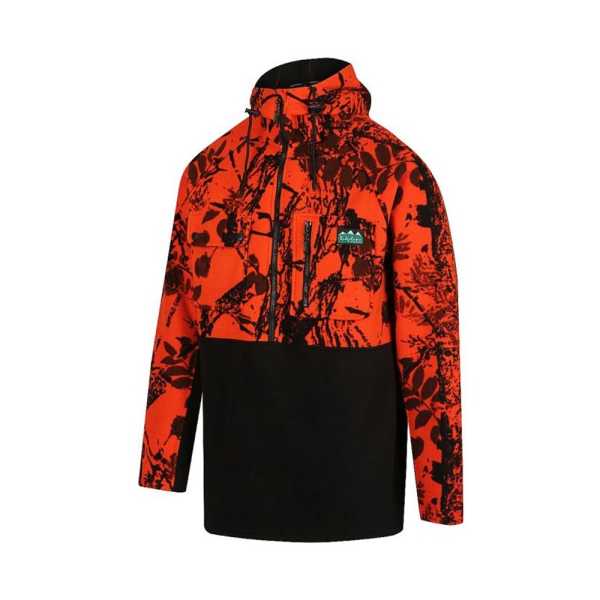 Tusk Hooded Top Blaze Camo Fleece-Jacke