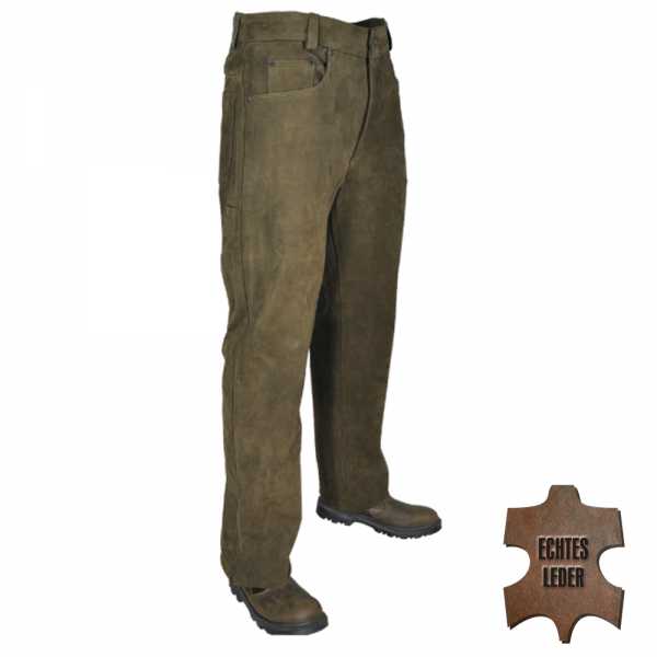 Jagd-Lederhose Trapper