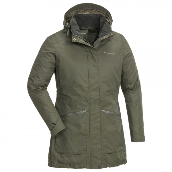 Damen-Parka Wilda Moosgrün