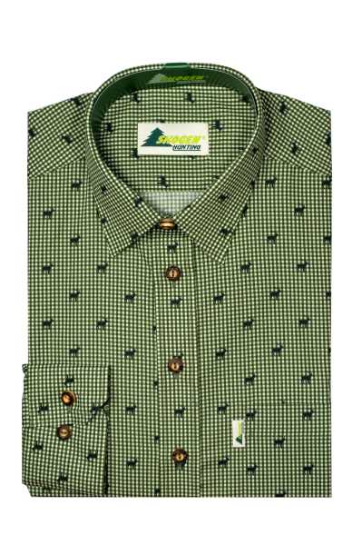 Langarm Hemd mit Kentkragen